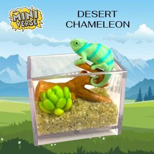 MGA's Miniverse Make It Mini Animals Series 1: DESERT CHAMELEON (Opened Capsule)